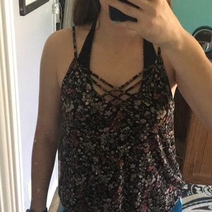 American Eagle Outfitters Floral Tank Top